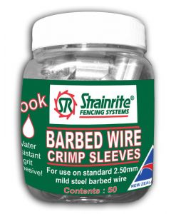 Crimp - Barbed Wire Crimps Pottle 50