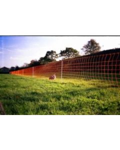 50m x 0.5m Standard Rabbit/Badger Net - Orange