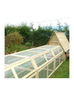Hen House Run - 10ft Run To Suit Swiss Chalet Style Chicken Houses