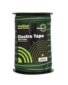 Value Paddock Tape - 200m x 20mm - Green