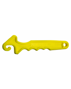 One piece plastic gate handle