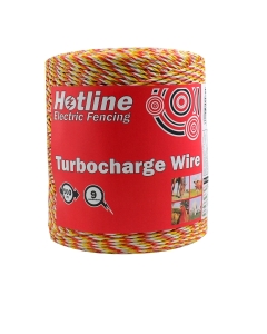 Supercharge 9-Strand Polywire 500m (orange and yellow)