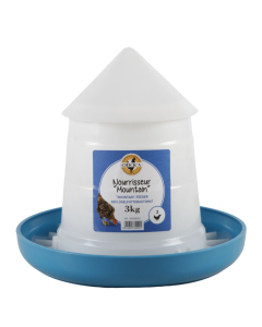 Mountain Plastic Poultry Feeder 3kg