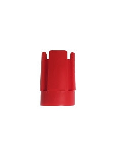Red output terminal knob with nuts for Hotline Gemini Energisers