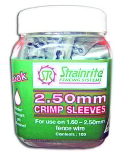 Crimp - 2.50mm Pottle 100