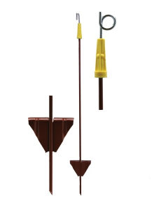 Pigtail Post Electric Fence Posts - 10 pack