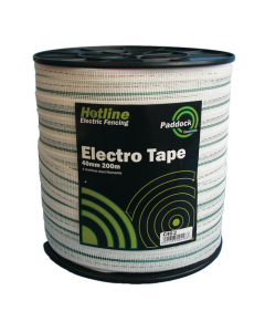 Value Paddock Tape - 200m x 40mm