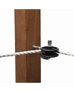 Corner Pulley Insulator for Wire, Polywire or Rope